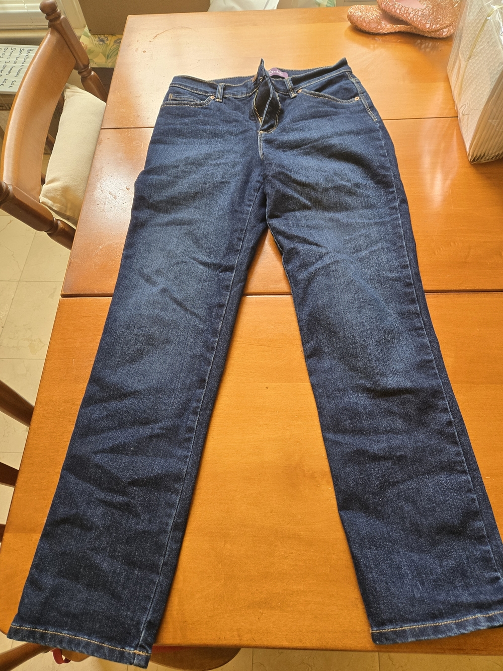 Gloria Vanderbilt Dark Blue Flare Jeans